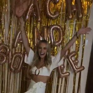 PatBo Linen Puff Sleeve Top in White